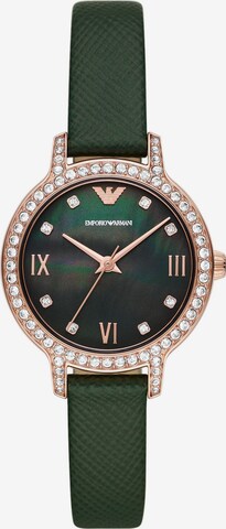 Emporio Armani Analog Watch in Green: front