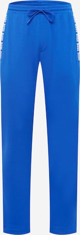 Pantaloni 'Hadeos' de la BOSS Green pe albastru: față