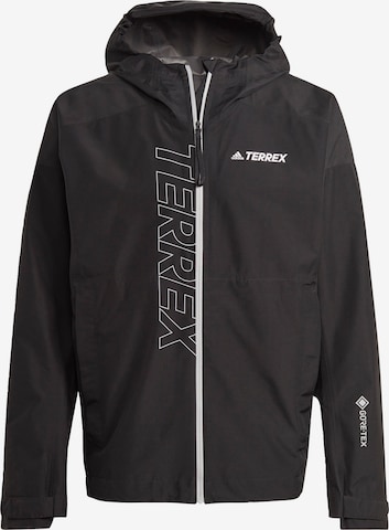 ADIDAS TERREX Skinny Outdoor jacket in Black: front