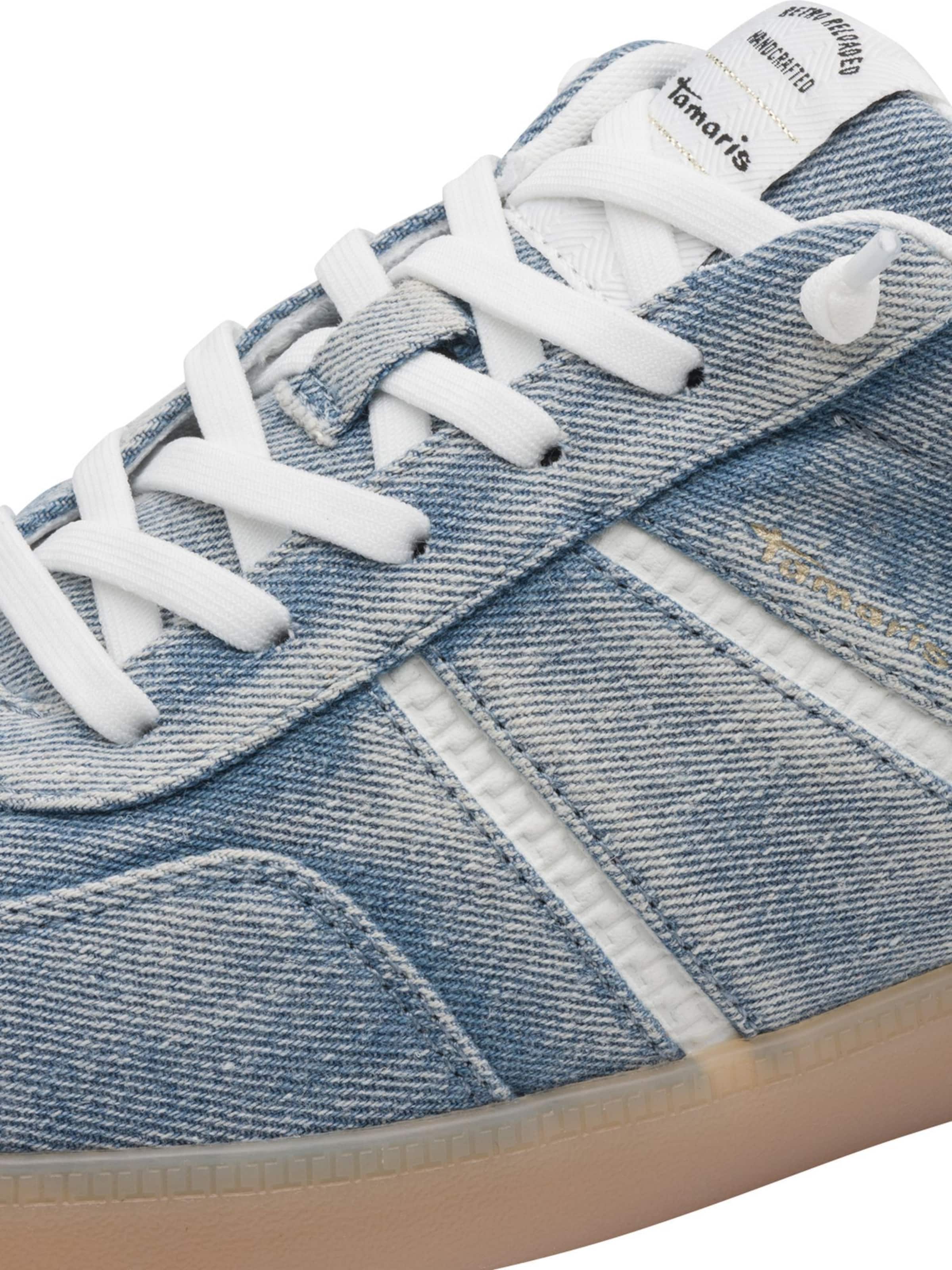 Baskets basses Tamaris en bleu