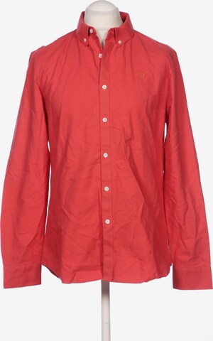 FARAH Button Up Shirt in L in Pink: front