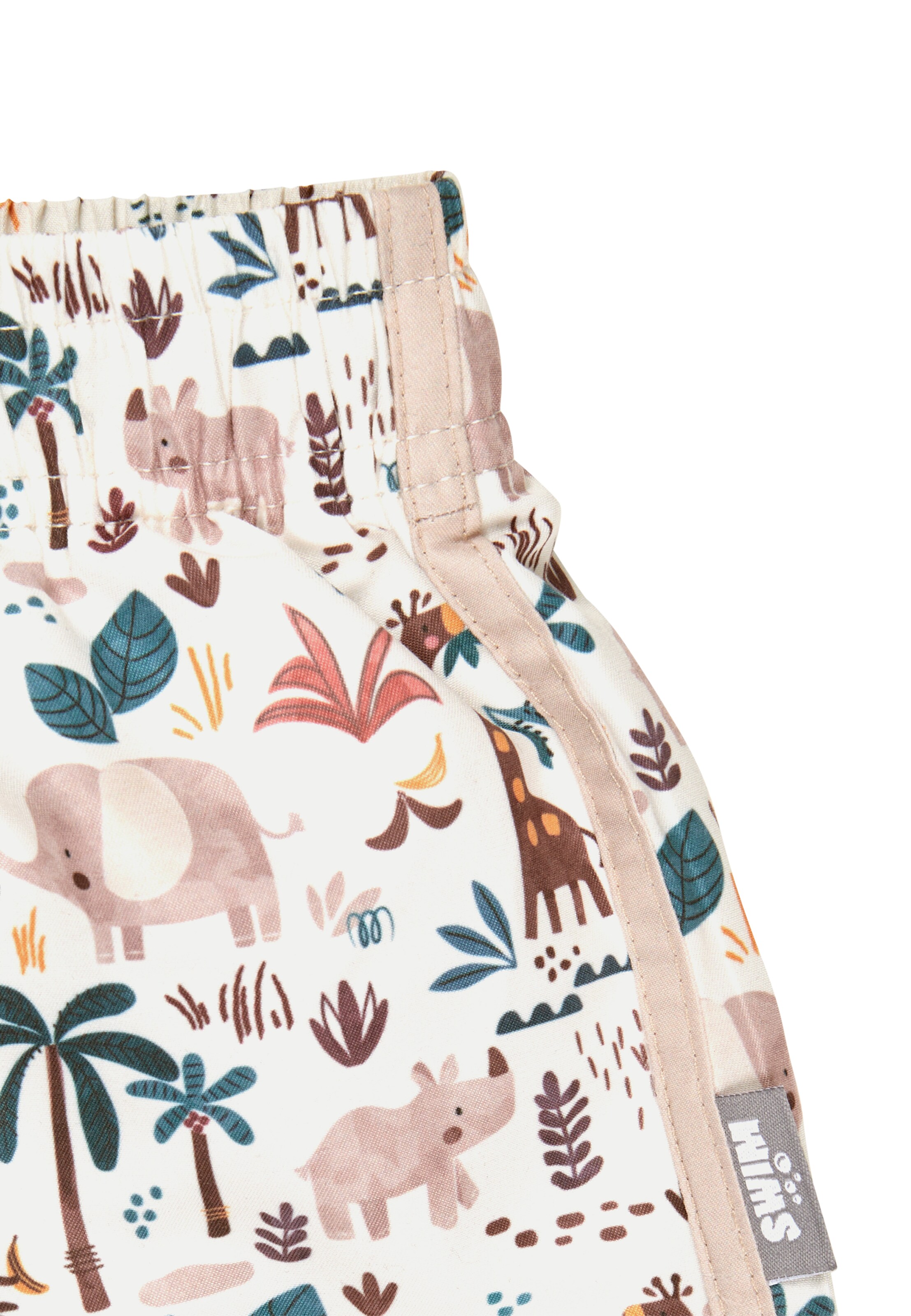 STERNTALER Board Shorts 'Safari' in White