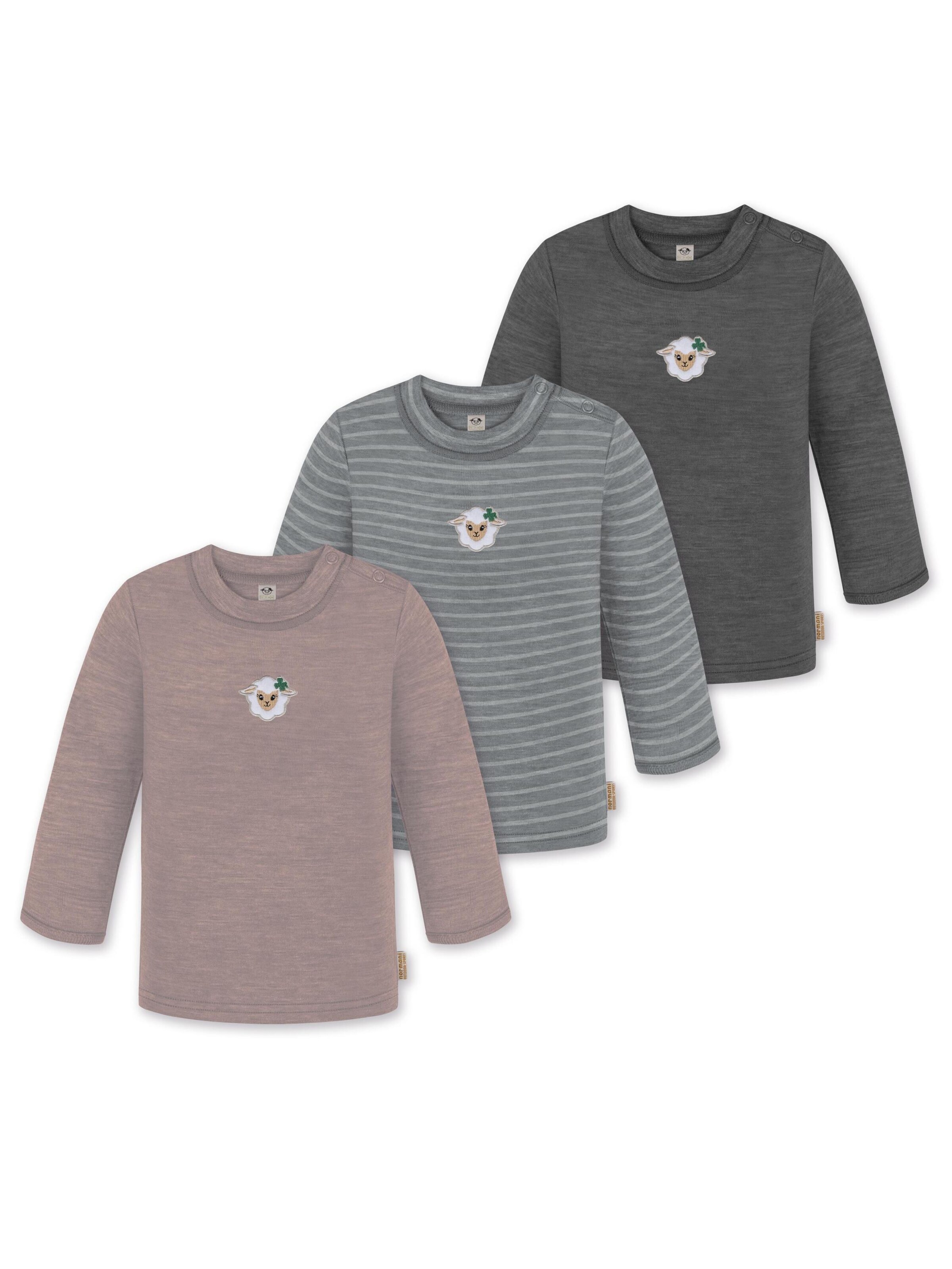 normani Shirt 'Taupo' in Grey: front