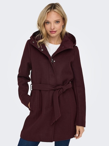 ONLY Between-Seasons Coat 'EMMA' in Red: front