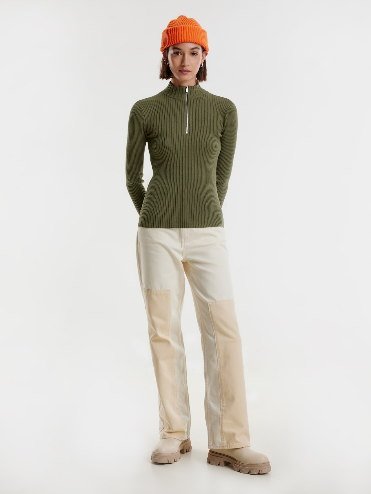 EDITED Pullover 'ALISON' grøn