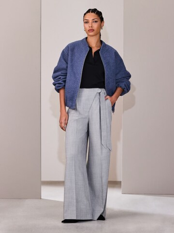 Next Wide Leg Hose in Grau