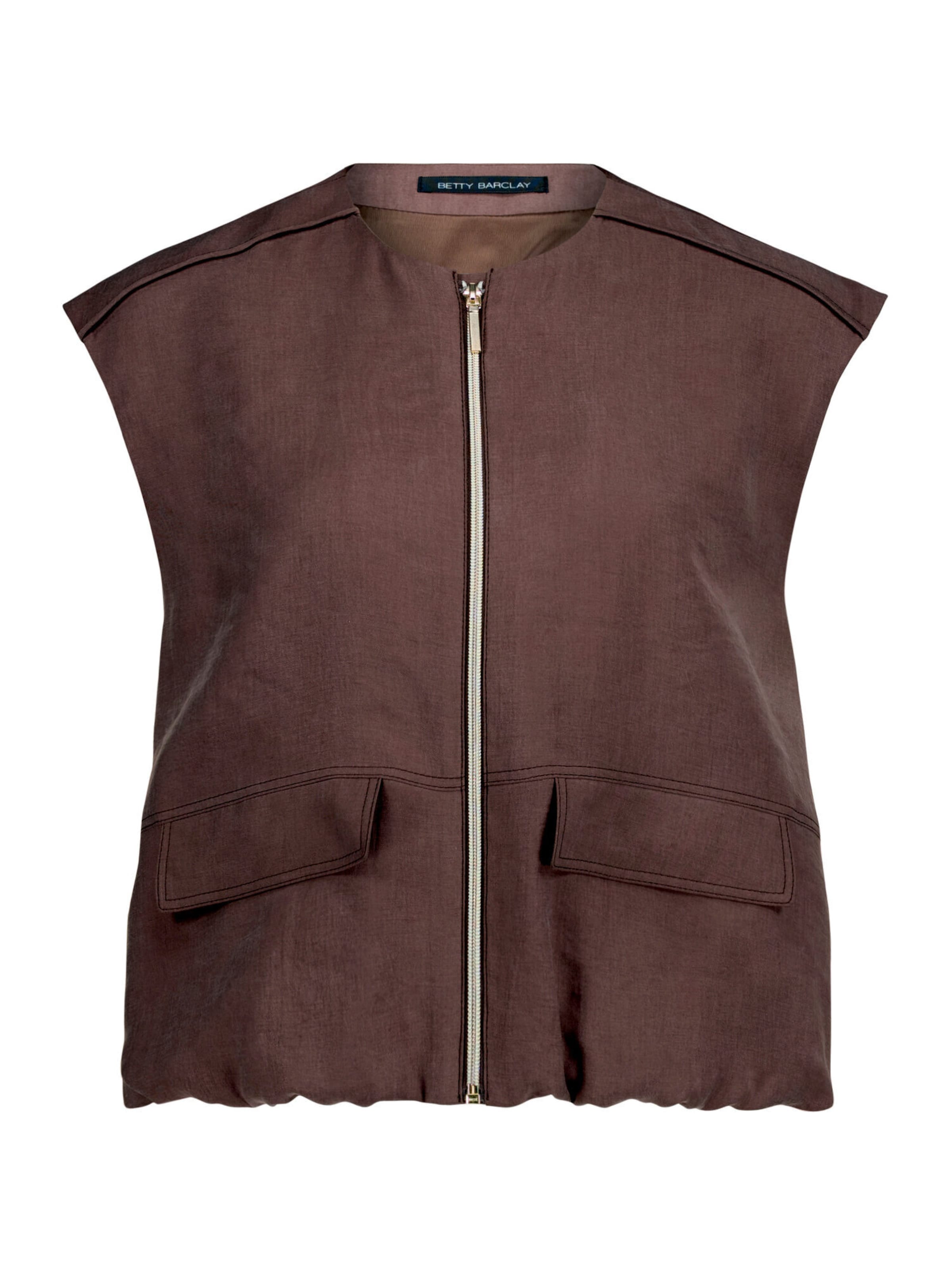 Gilet di Betty Barclay in marrone: frontale