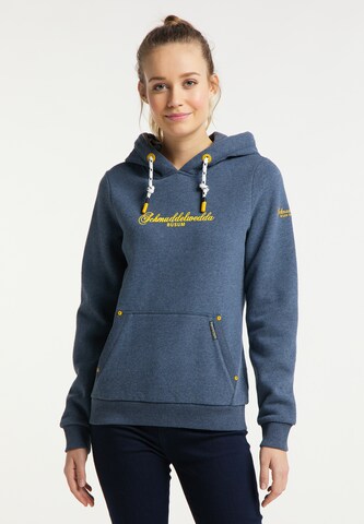 Schmuddelwedda Sweatshirt 'Büsum' in Blau: Vorderseite