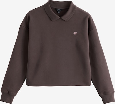 Megztinis be užsegimo iš Next, spalva – šokolado spalva, Prekių apžvalga