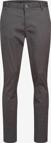 Indumentum Regular Chino Pants in Grey: front