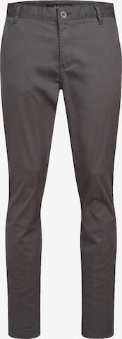 Indumentum Regular Chino Pants in Grey: front