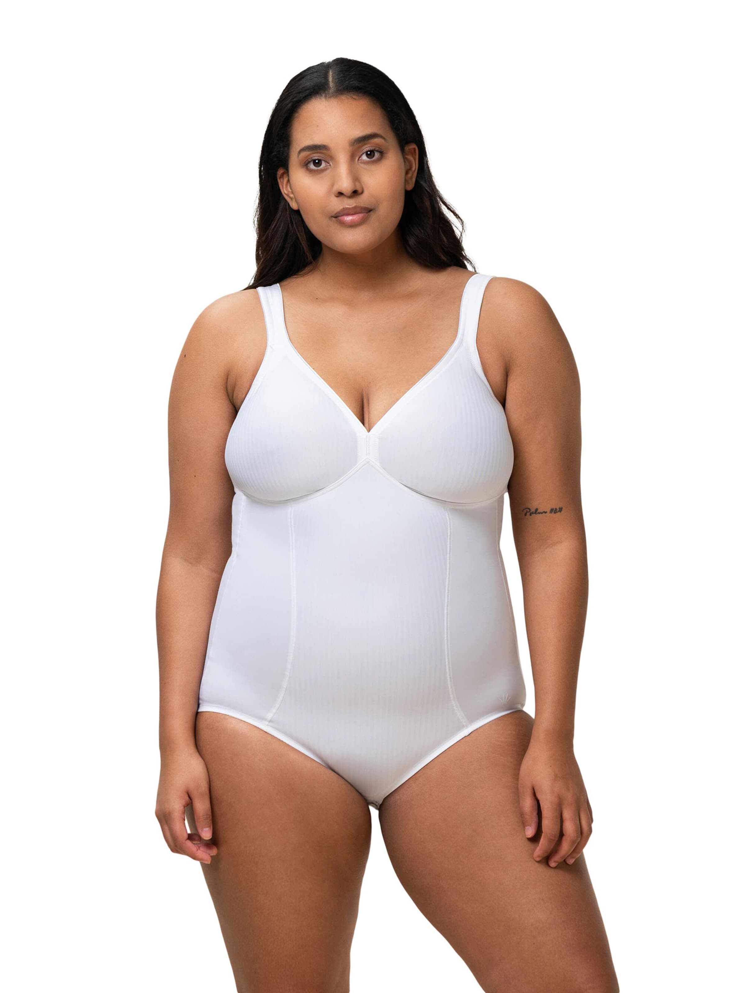 TRIUMPH - Body ' Modern Soft+Cotton ' em branco: frente