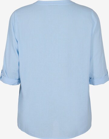 Zizzi Blouse 'Elva' in Blauw