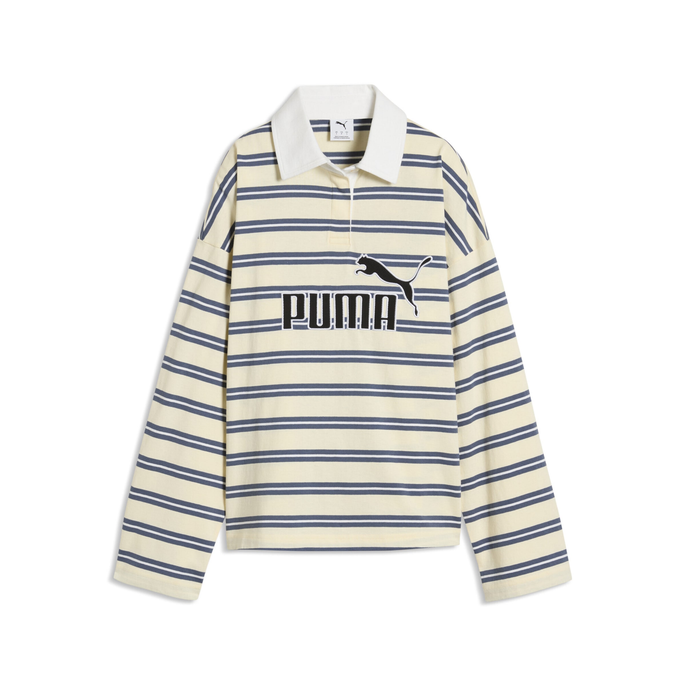 PUMA Poloshirt 'Essentials Elevated No.1' in Gelb: Vorderseite