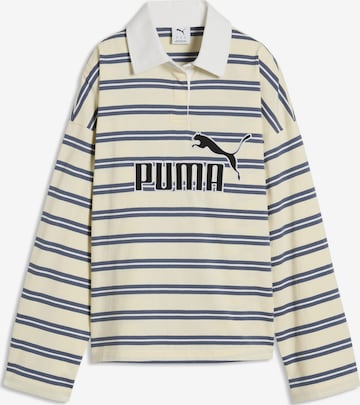 T-shirt oversize 'Essentials Elevated No.1' PUMA en jaune : devant