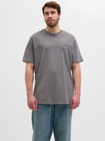 Maglietta 'JJENOA' di Jack & Jones Plus in grigio: frontale