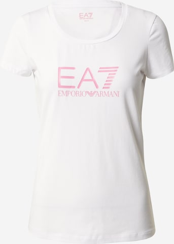 EA7 Emporio Armani Shirts i hvid: forside