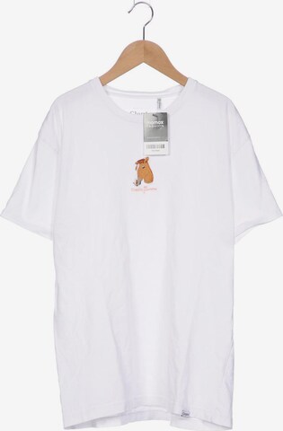 Cleptomanicx Shirt in L in White: front