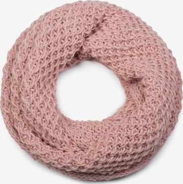 styleBREAKER Schlauchschal 'Grobstrick Loop Schal mit Woll-Anteil' in Pink: Vorderseite