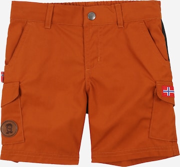 TROLLKIDSregular Hlače za vanjske uvjete 'Hammerfest' - smeđa boja: prednji dio