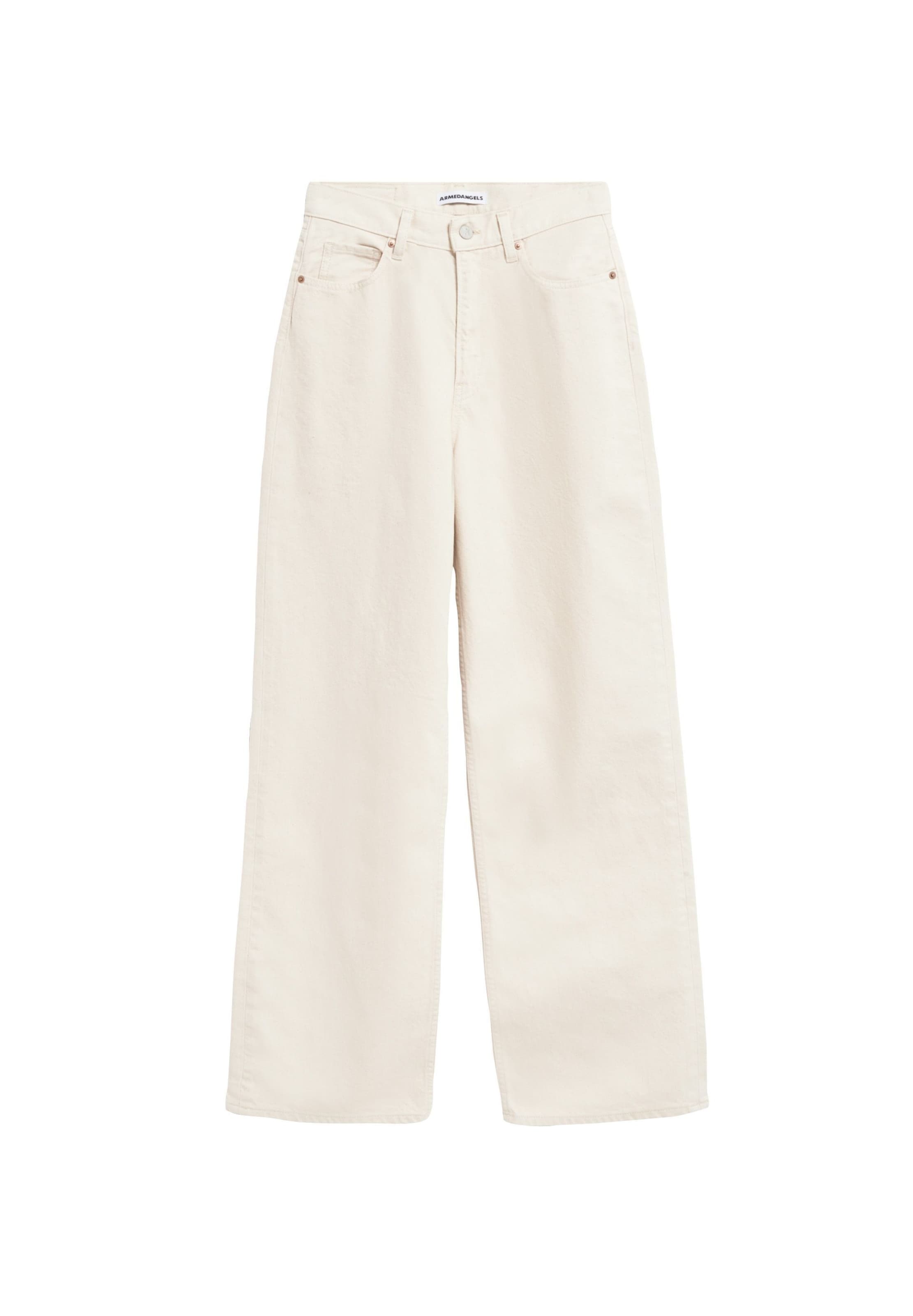 ARMEDANGELS Wide leg Jeans 'Enijaa' in Beige: voorkant