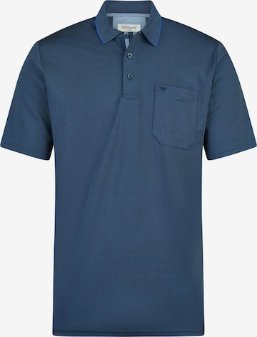 redmond Shirt 'Basic' in Blau: Vorderseite