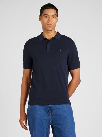 Pull-over TOMMY HILFIGER en bleu : devant