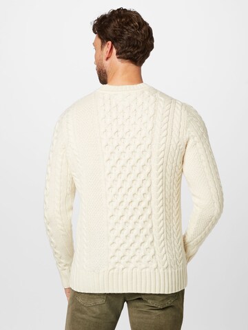 NORSE PROJECTS Pullover 'Arild Cable' in Weiß