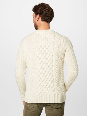 NORSE PROJECTS - Pullover 'Arild Cable' em branco