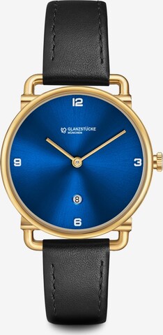 Glanzstücke München Analog Watch in Black: front
