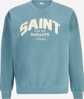 River Island Plus Sweatshirt in Blauw: voorkant