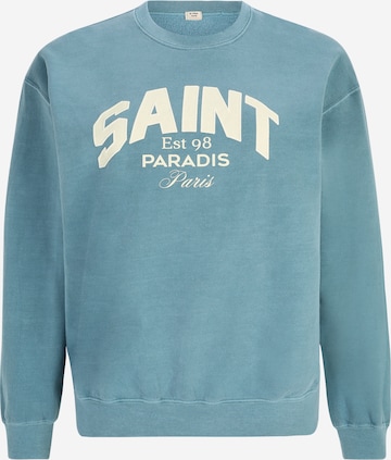 Sweat-shirt River Island Plus en bleu : devant