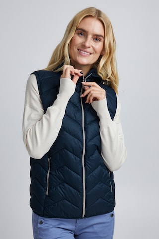 Fransa Vest in Blue: front