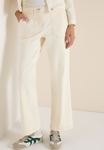 CECIL Wide Leg Jeans in Beige: Vorderseite