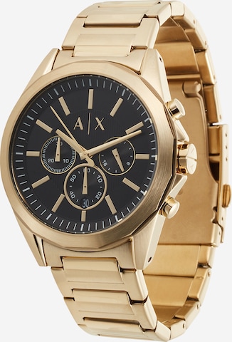 ARMANI EXCHANGE Analoguhr in Gold: predná strana
