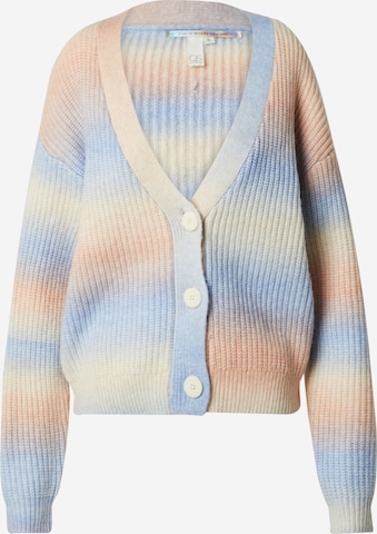 QS Knit cardigan in Blue: front