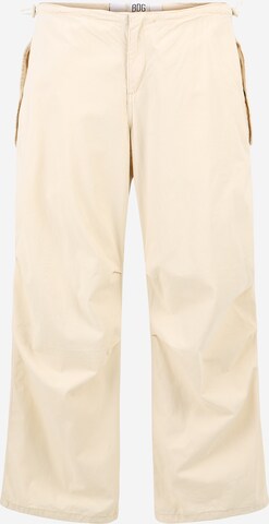 BDG Urban Outfitters Loosefit Kalhoty – béžová: přední strana