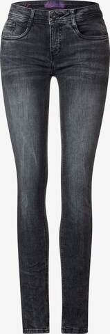 STREET ONE - Skinny Vaquero 'York' en gris: frente