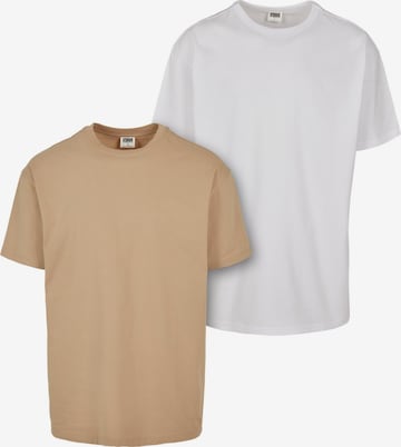 T-Shirt Urban Classics en beige : devant