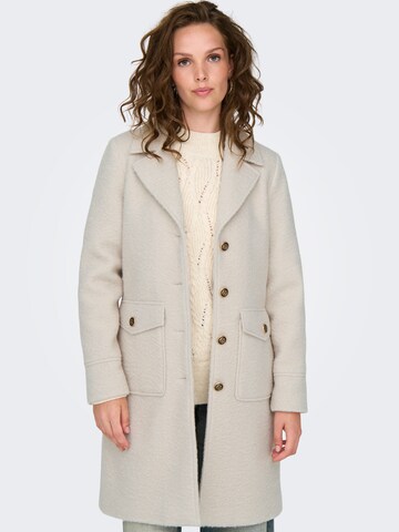 Manteau mi-saison 'ONLVITALIA' ONLY en beige : devant