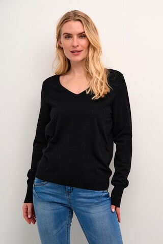 Pullover 'Dela' di Cream in nero: frontale