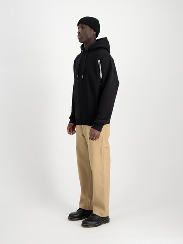 ALPHA INDUSTRIES Sweatshirt in Black