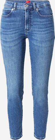 HUGO Red Slim fit Jeans '932' in Blue: front