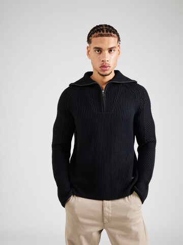 JOOP! Sweater 'Brunor' in Black: front