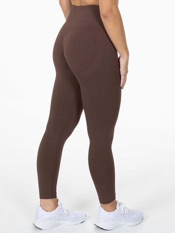 Divina Skinny Sporthose 'Prime' in Braun