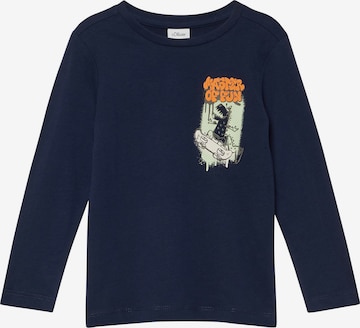 T-Shirt s.Oliver en bleu : devant