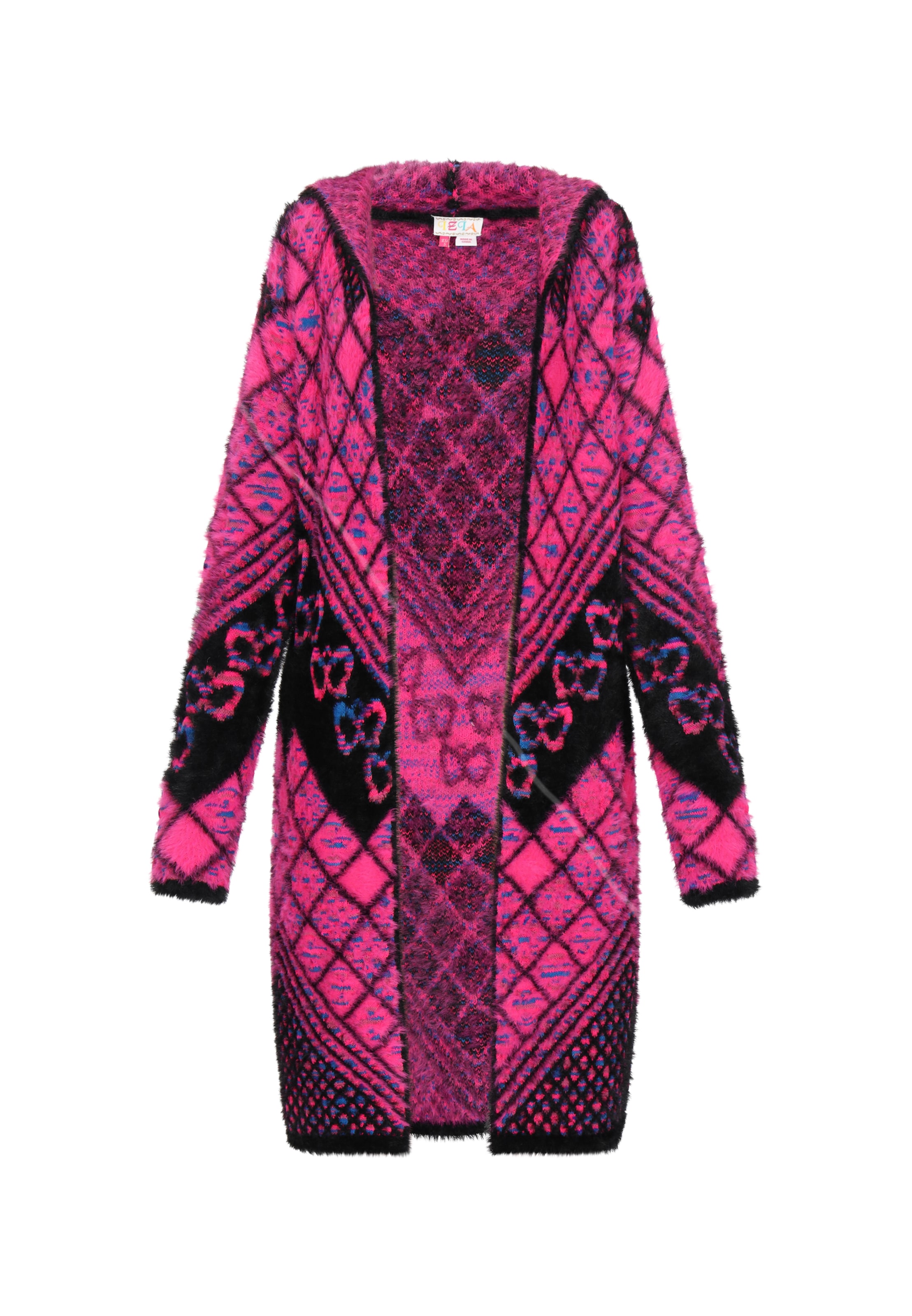 IZIA - Casaco de malha em rosa: frente