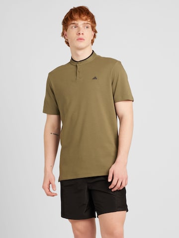 Maglia funzionale 'GO-TO' di ADIDAS GOLF in verde: frontale