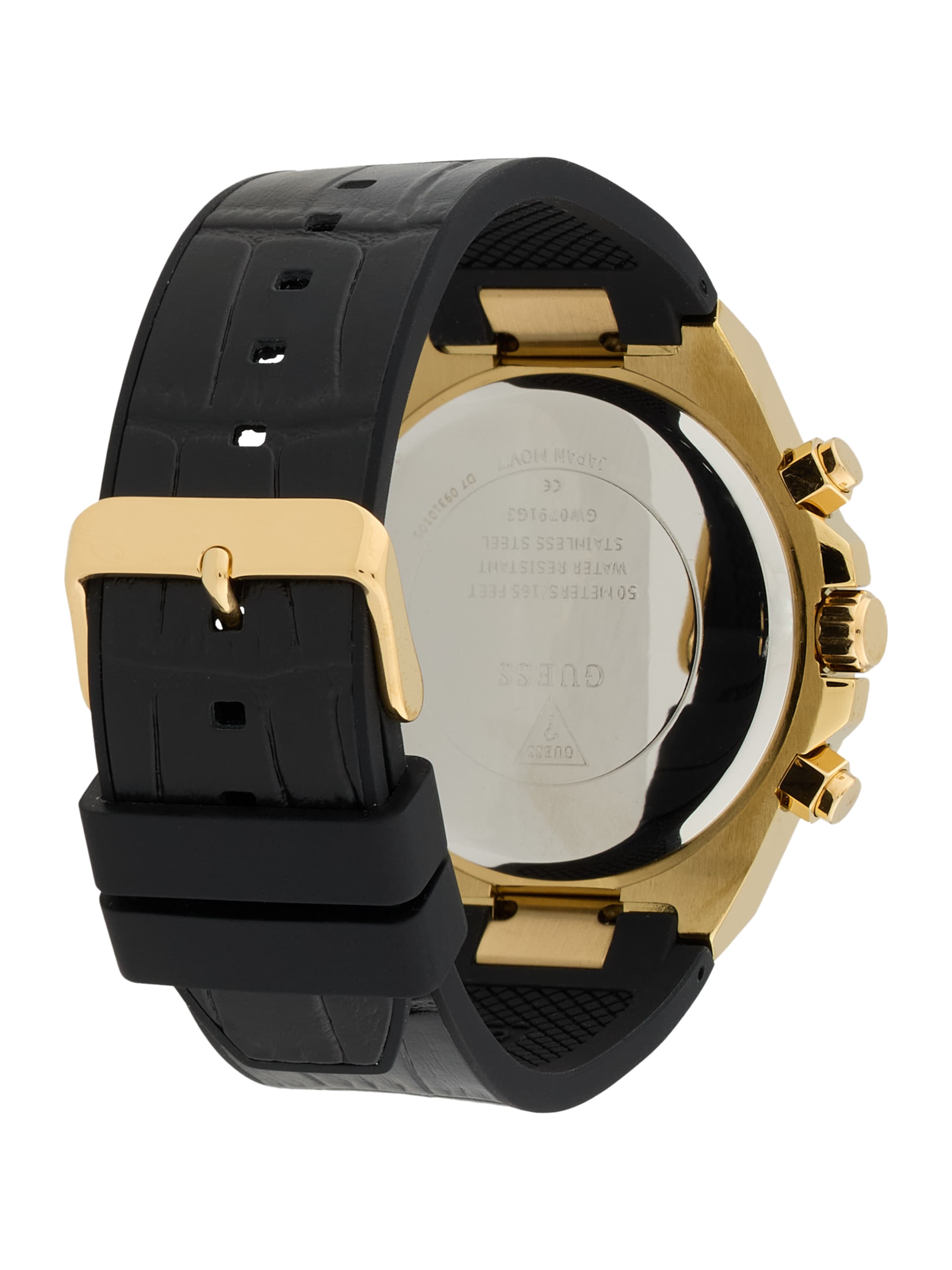 GUESS Analog watch 'EQUITY' in Black