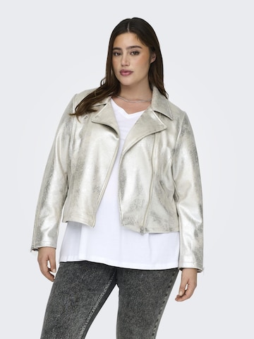 ONLY Carmakoma Between-Season Jacket in Silver: front